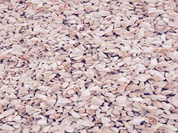 Crushed stone, close view